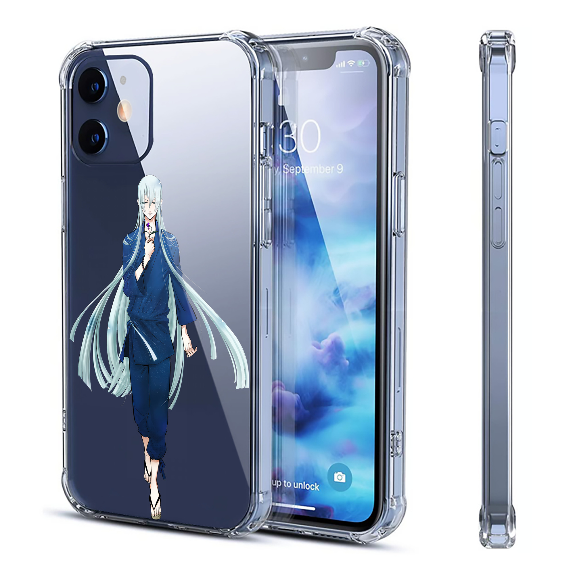 （画像用） 刀剣乱舞 Touken Ranbu 【iPhone 12シリーズ対応】透明スマホケース（クリアソフトケース）